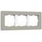 Рамка Werkel Split на 3 поста дымчатый/белый W0033067 4690389206085