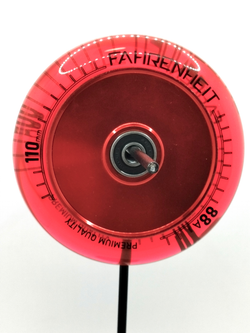 Колесо Fahrenheit 110*24 mm Hollow core, красный/прозрачный красный