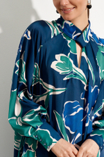 51425 Платье женское (синий принт)