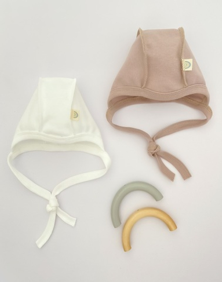 Чепчик, 2 шт в уп. "Привет, малыш"