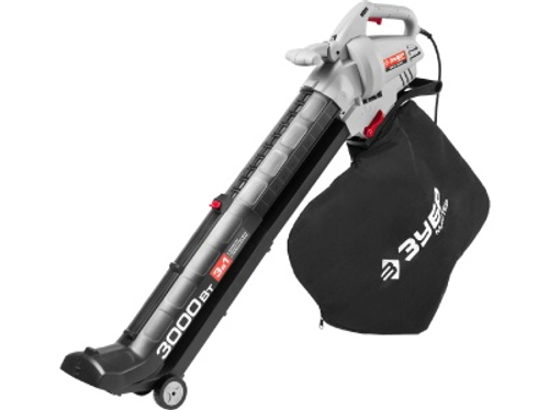 Пылесос-воздуходувка садовый электрический ЗУБР 3000 Вт