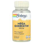 Solaray, Mega Quercetin, 600 мг, 60 вегетарианских капсул
