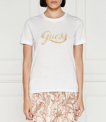 Футболка GLITTERY LOGO GUESS - белый(W4YI09 JA914)