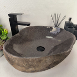 Раковина из речного камня RS-65046 54*44*15 0862