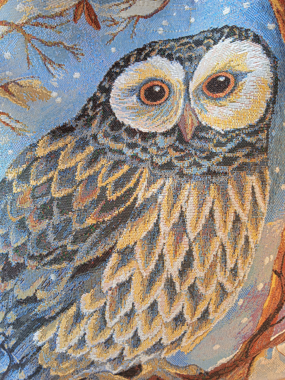 Гобеленовая сумка Сова Букля (39х39х12)