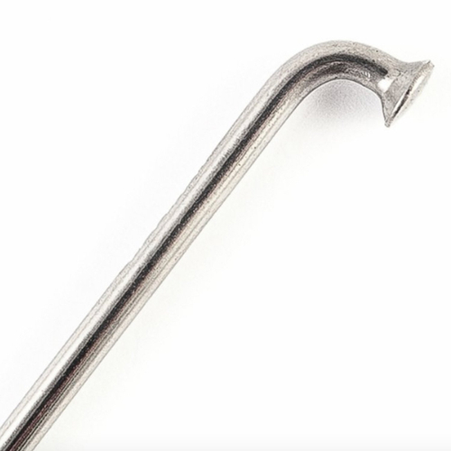 Спица 256 мм x 14G SAPIM Leader, без ниппеля, нержавеющая сталь, хромированная 1 шт.