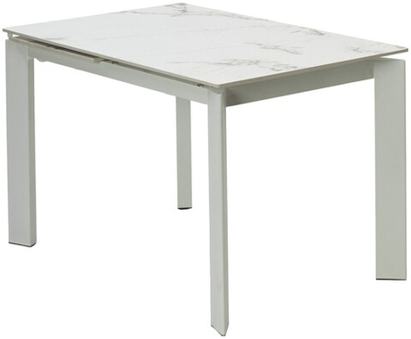 Стол М-City DISAUR Корнер (Corner) 120 Голден Жаде (Gloss Golden Jade Solid Ceramic), Белый