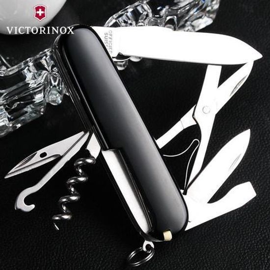 Нож Victorinox Мод. Climber Black (91 мм) - 14 функций