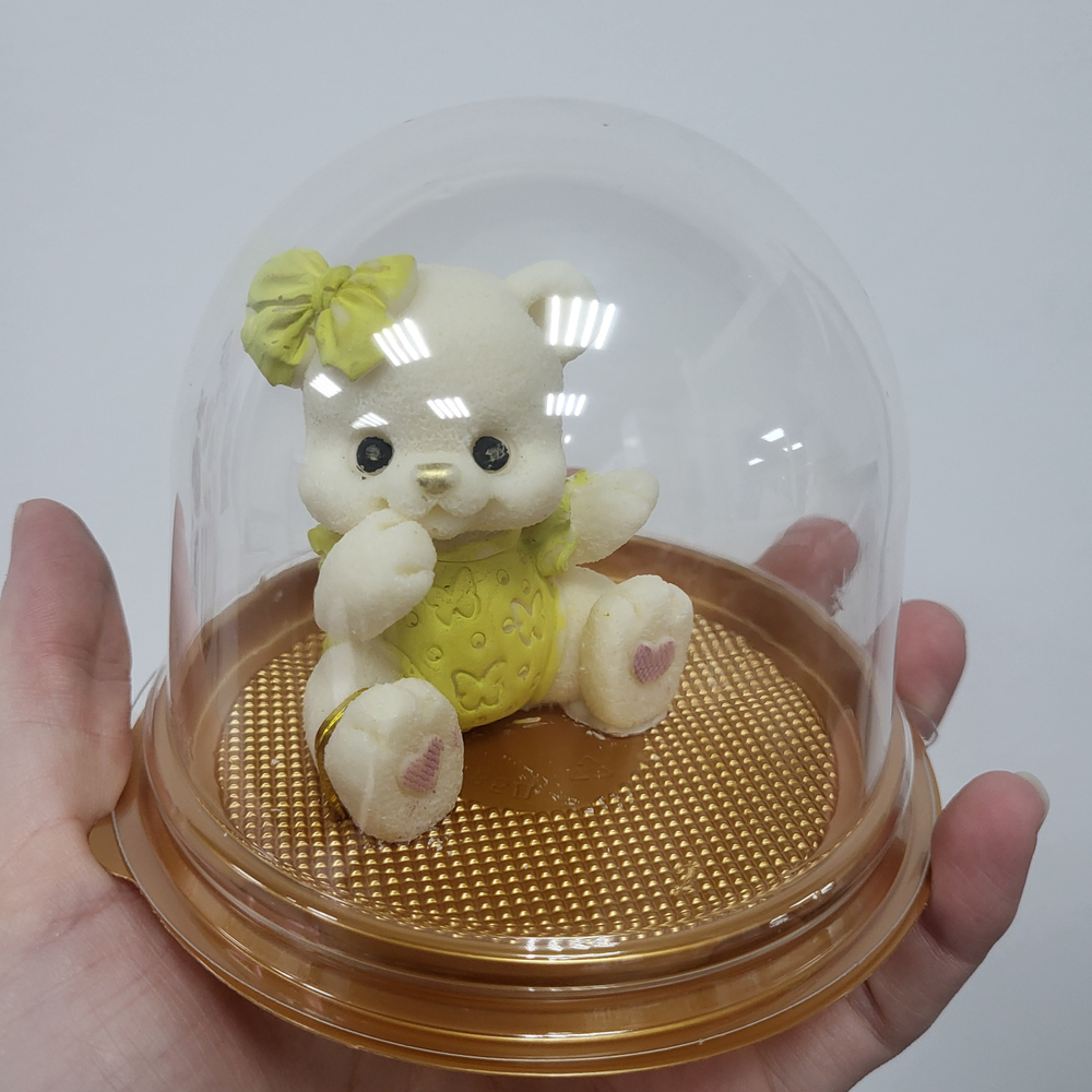 Фигурка из шоко глазури Мишка в комбинезоне №1