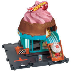 Hot Wheels City - Ралли Мороженое Набор с машинкой HTN77 / артикул   HDR24 HTN77  / GTIN 194735195077