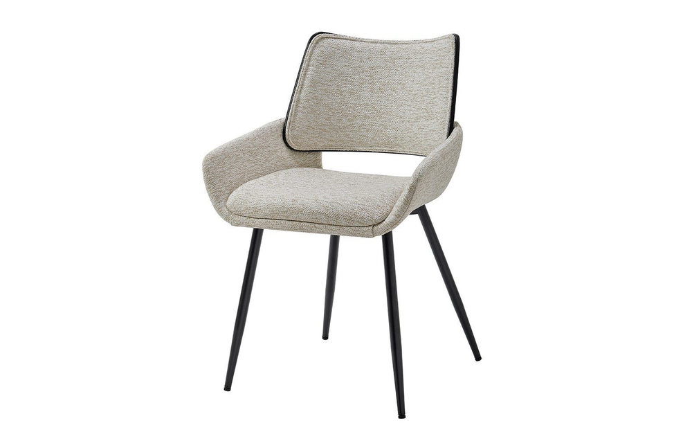 Стул JY6286X-T2 бежевый #OTE TOPIC103/черный