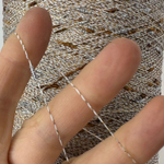 CRISTALLO - Luxury Production by Ri.Go; 75% хлопок, 15% люрекс, 10 п/а; 700м/100гр; col. 2049, цвет: бежевый с светло-коричневым, с коричневыми и серебристым люрексом «шишечками»