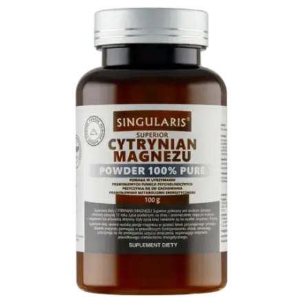 Singularis Superior Magnesium Citrate Powder 100% Pure - порошок, 100 г
