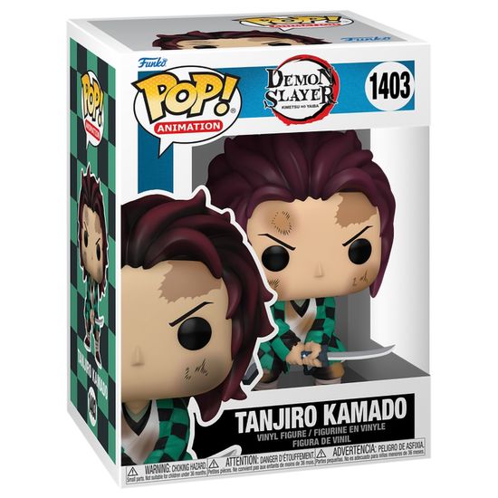 Фигурка Funko POP! Animation Demon Slayer Tanjiro Kamado (Training) (1403) 72613 / Фигурка Фанко ПОП! по мотивам аниме "Клинок, рассекающий демонов", Танджиро Камадо