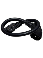 Провод кабель удлинитель 30 см С13 папа-мама для электровелосипеда