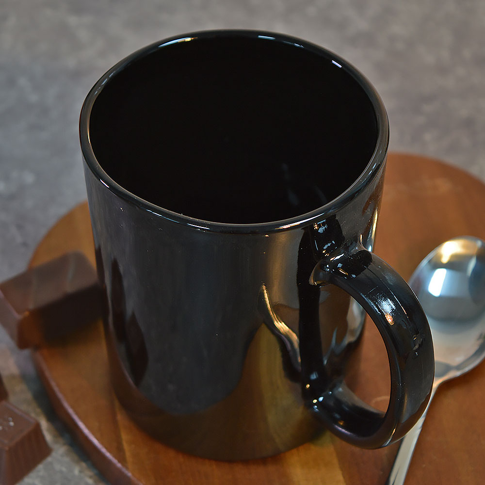 Кружка 360мл Эфиопия, черная, B-MK360