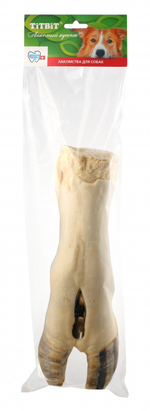 TitBit лакомство для собак Голень говяжья мягкая упаковка 379 гр.