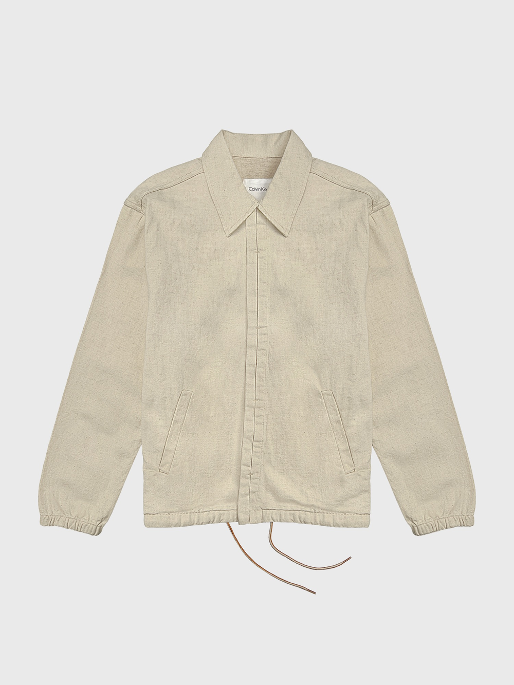Куртка Calvin Klein Standards Overdyed Linen Denim Coach Alabaster Rinse