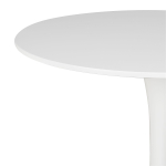 Стол LA ALTA TULIP D90 белый, каркас белый