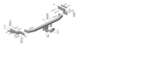 Фаркоп для Kia Sorento SUV 2009-2012гг. (без электрики) (паспорт и сертификат) AvtoS.KI17