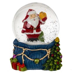GAEM Фигурка декоративная "Дед Мороз" в стекл шаре, L5 W5,5 H6 см, 2в.