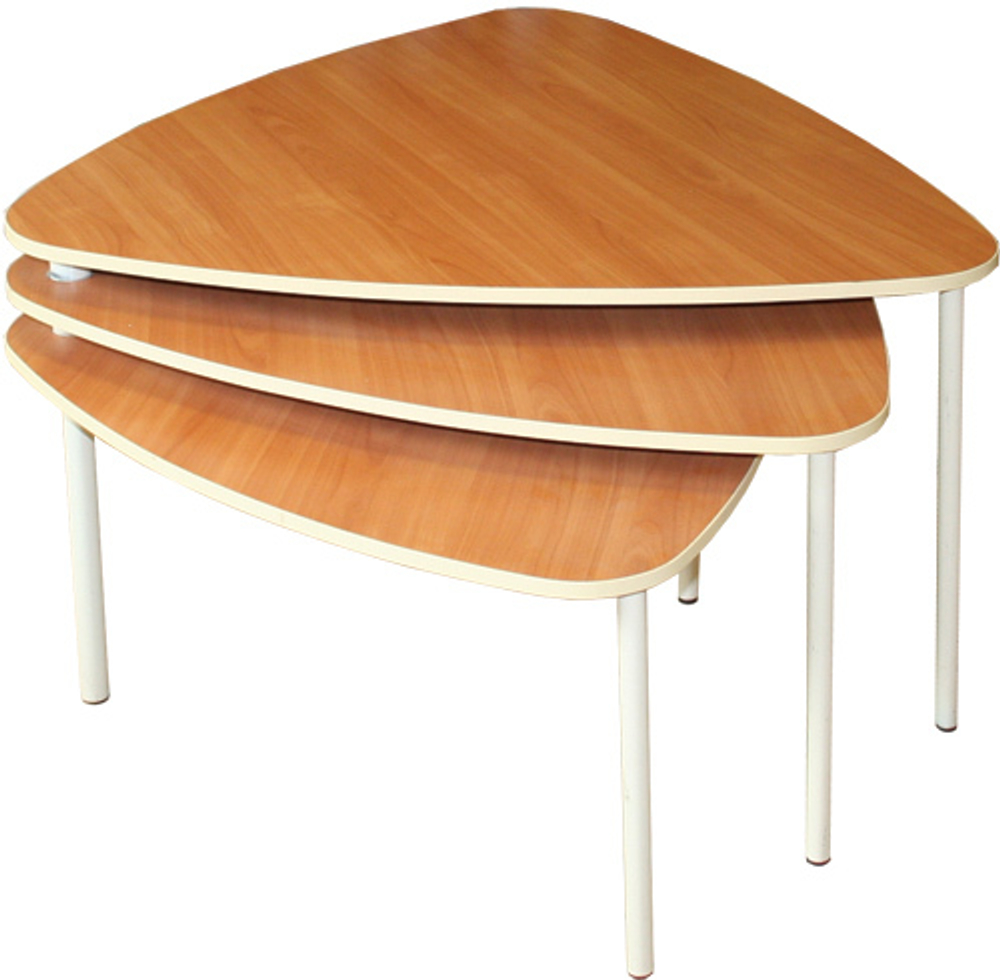 Стол Треуголка на металлокаркасе