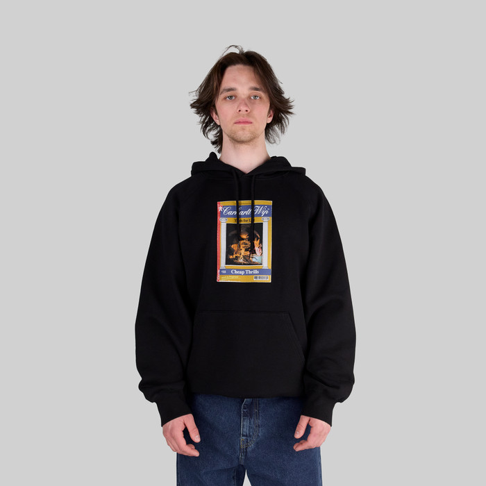 Толстовка мужская Carhartt WIP Cheap Thrills Hooded артикул:I032864_black - купить в магазине Дайс