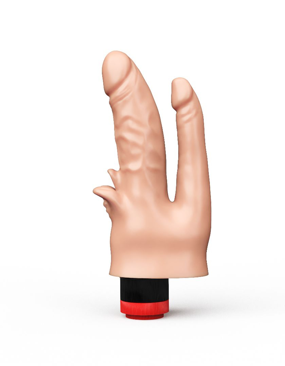 Анально-вагинальный вибратор LOVETOY, двойной, 17 см