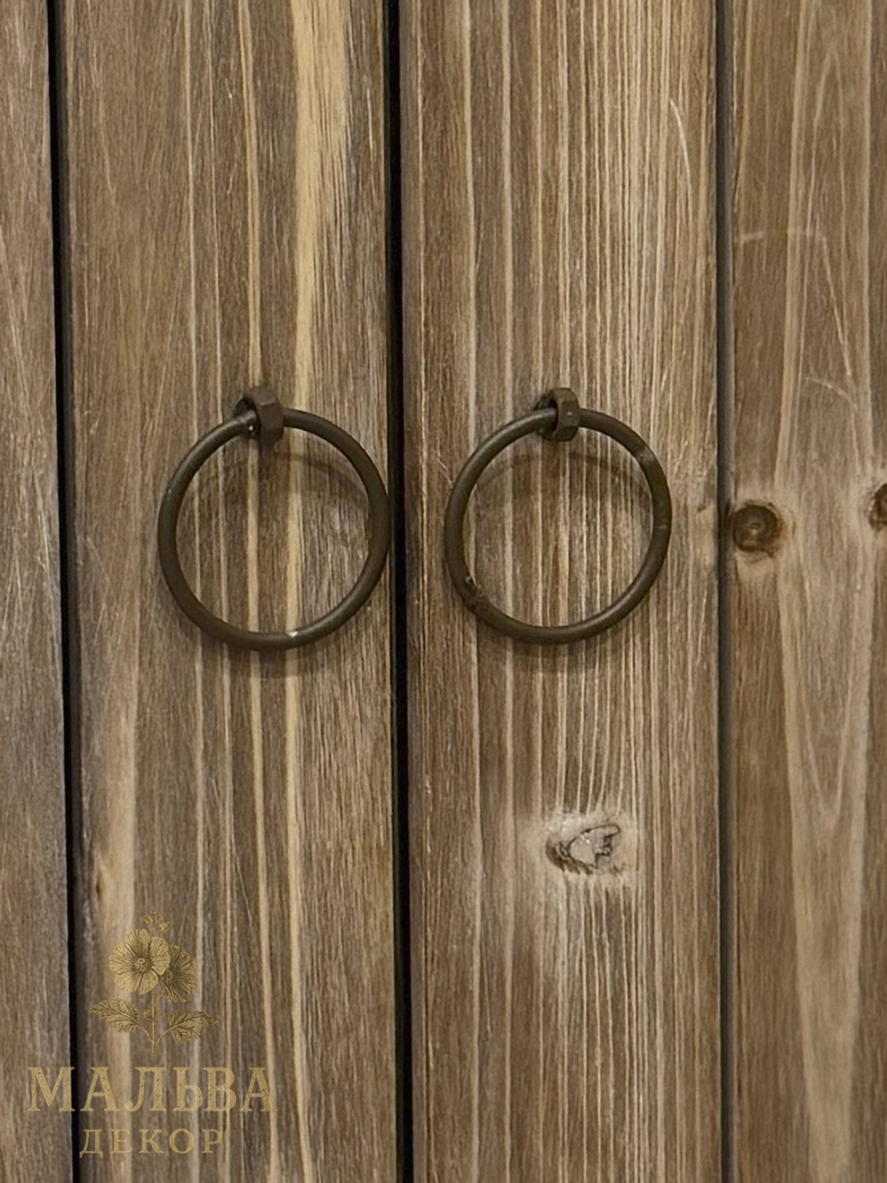 Зеркало "Окно" коричневое 42x4x77 см