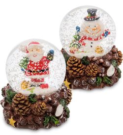 XM-609 Шар со снегом «Новогодняя сказка»