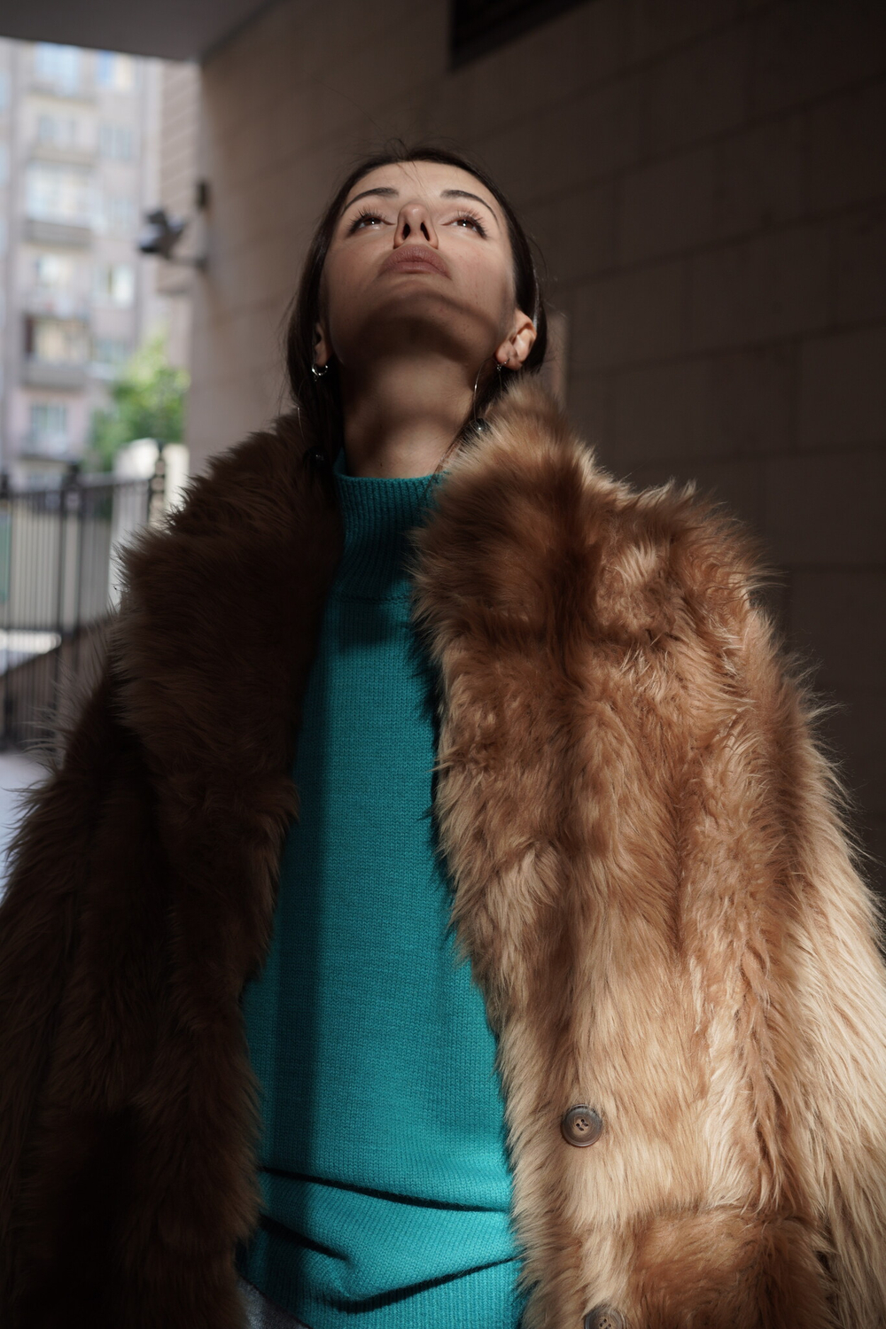 Дубленка двусторонняя Тиградо ореховая