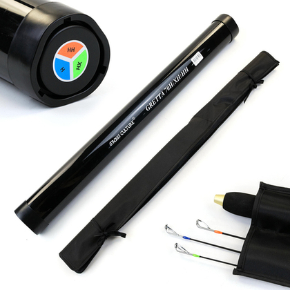 Зимняя удочка разборная Grows Culture GRETTA, 70см, 3 хлыста (H/XH/HH), в тубусе