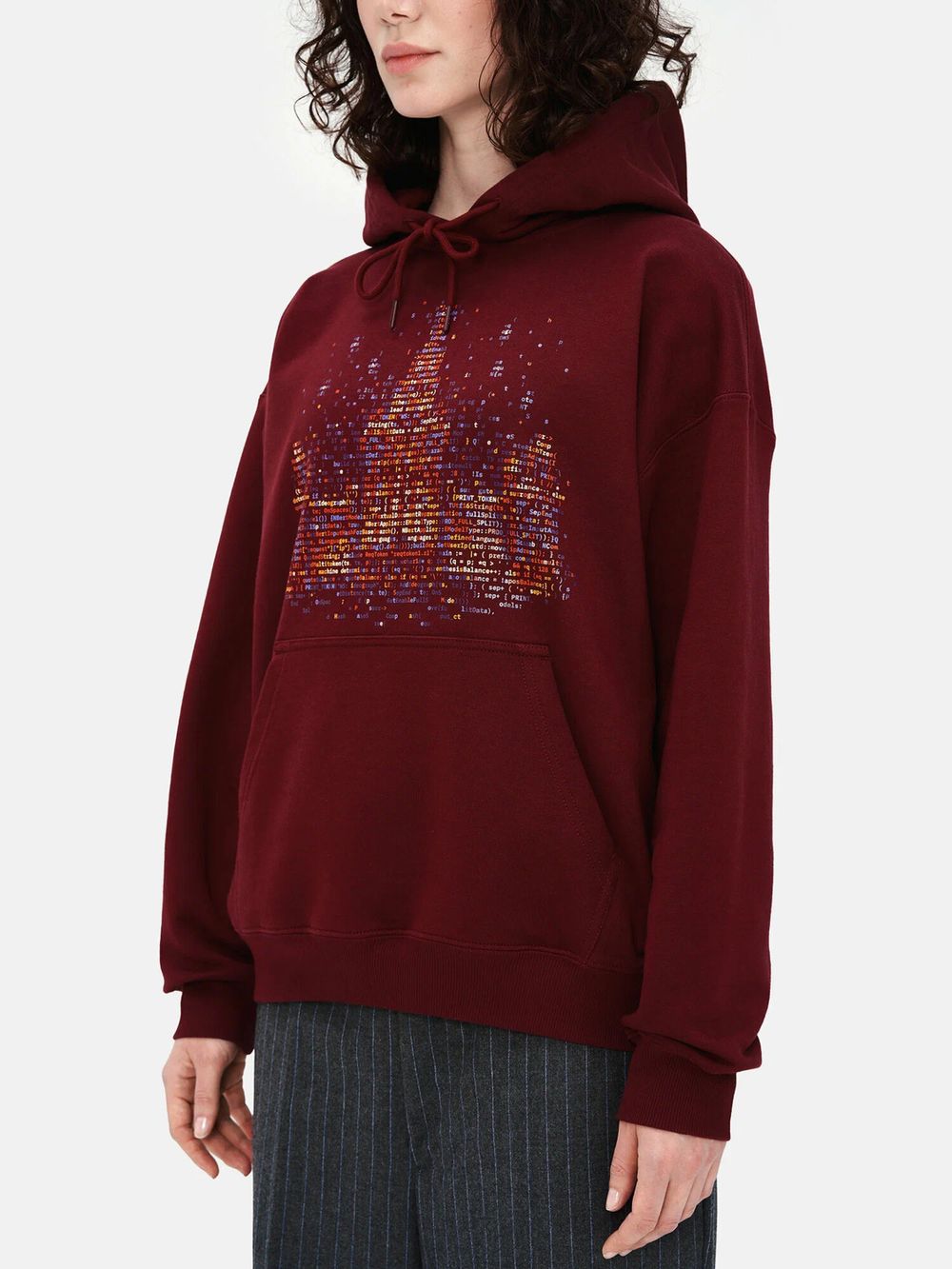 Худи Яндекс «Культурный код Москвы» МГУ бордо