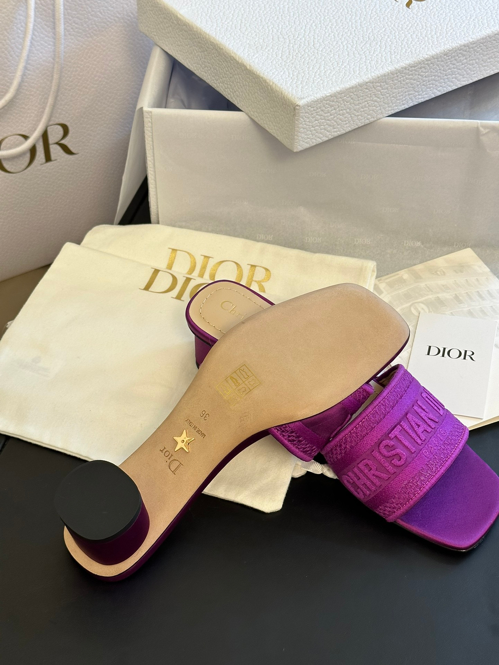 Christian Dior Dway Heeled Slide