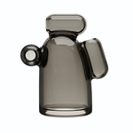 Дымчатая насадка-мастурбатор с вибрацией Vibrating Crystal Cap I (Цвет: дымчатый)