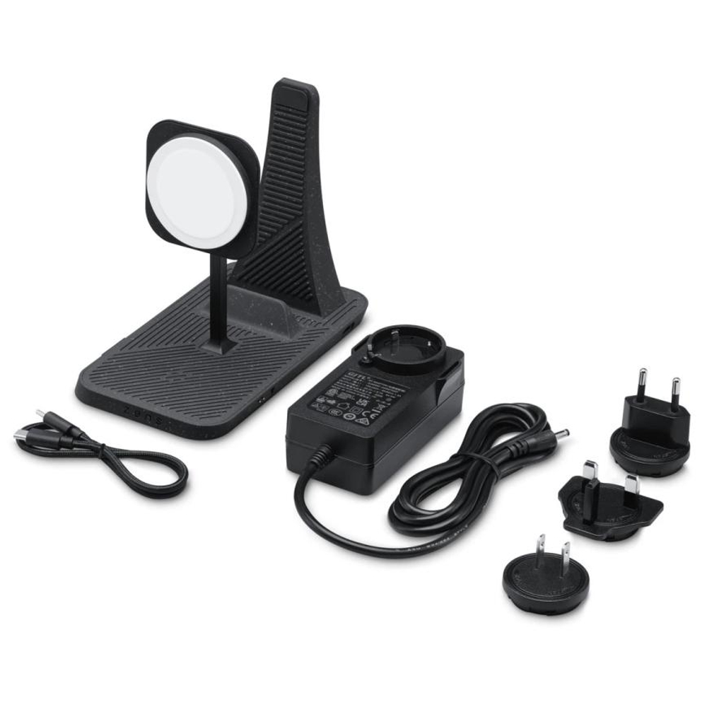 Модульная зарядная станция MagSafe Zens для iPhone, AirPods и iPad (ZEAPM02) Сертификация MFi