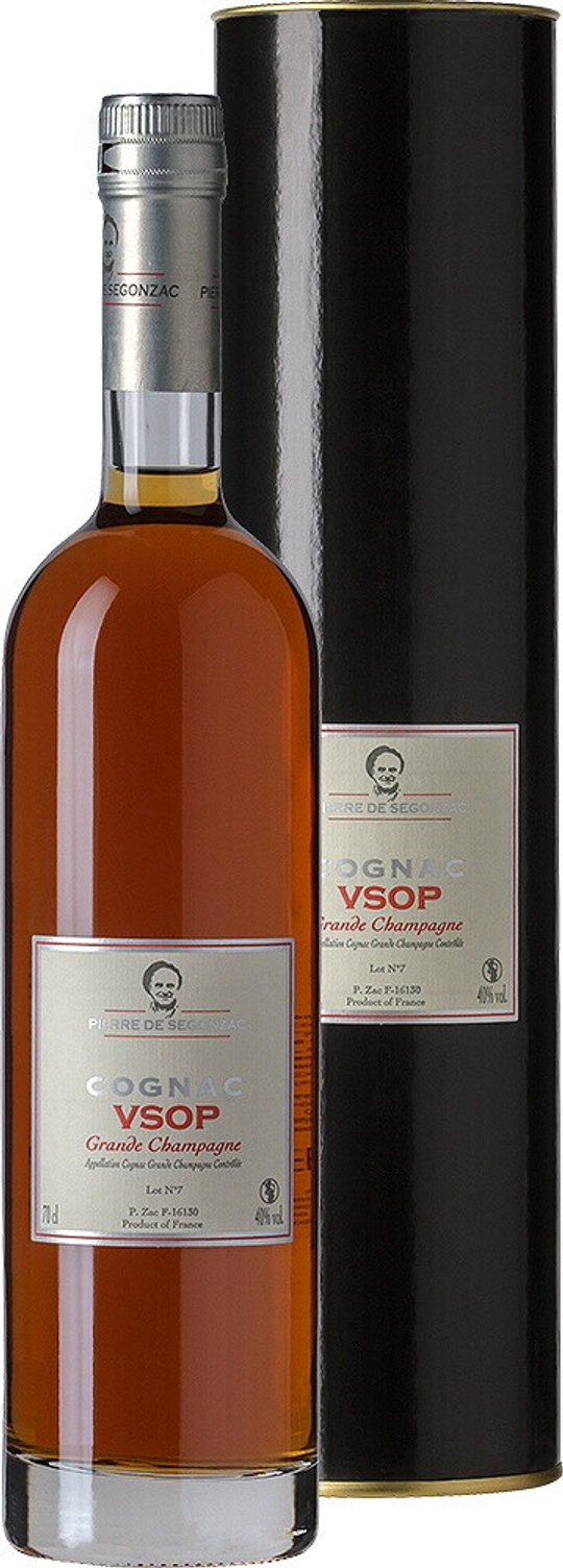 Коньяк Pierre de Segonzac VSOP Grande Champagne, in tube, 0.7 л