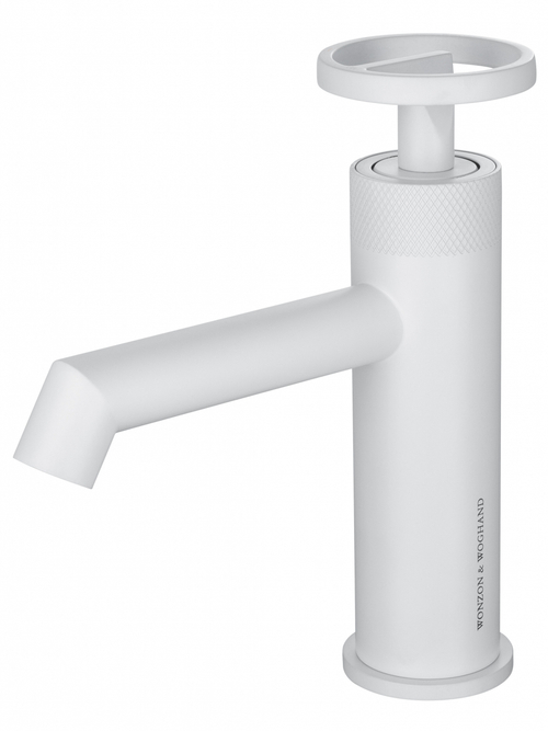 Смеситель для раковины WONZON & WOGHAND, Белый матовый (WW-H1065-MW)