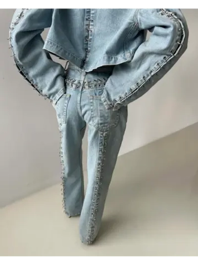Костюм джинсовый брючный