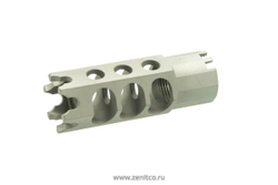 Зенитка — Дульный тормоз-компенсатор "ДТК-1" (материалы: сталь 20х13, цвет: хром)