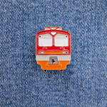 Значок электропоезд ЭД4М / ЭД9М красный