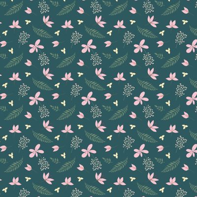 Seamless floral pattern. Decorative vintage pattern