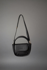 Женская сумка-клатч из натуральной кожи QOZA черный