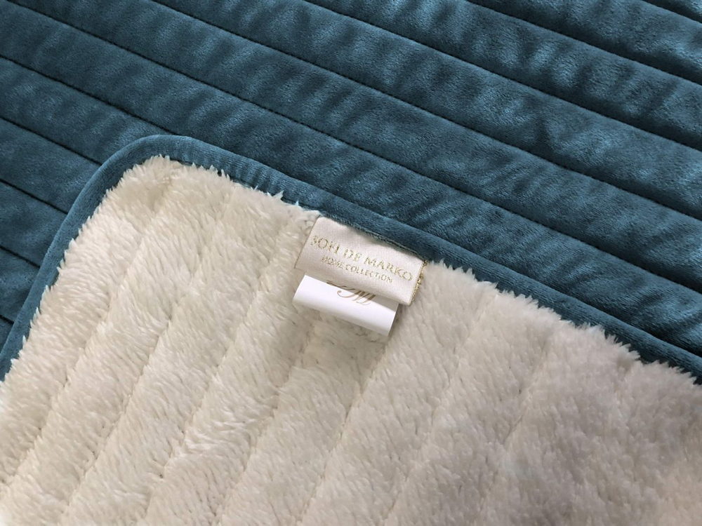 Плед 160х220 Sofi De MarkO Либерти синий