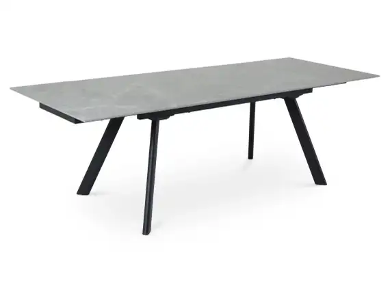 Раскладной стол Bronte, 160-240х90 см, серая керамика