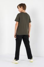 Фуфайка (футболка) для мальчика Кэш-2 Виотекс ХАКИ