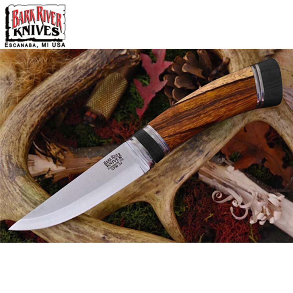 Нож Bark River Scandi модель Desert Ironwood Black Paper Spacer