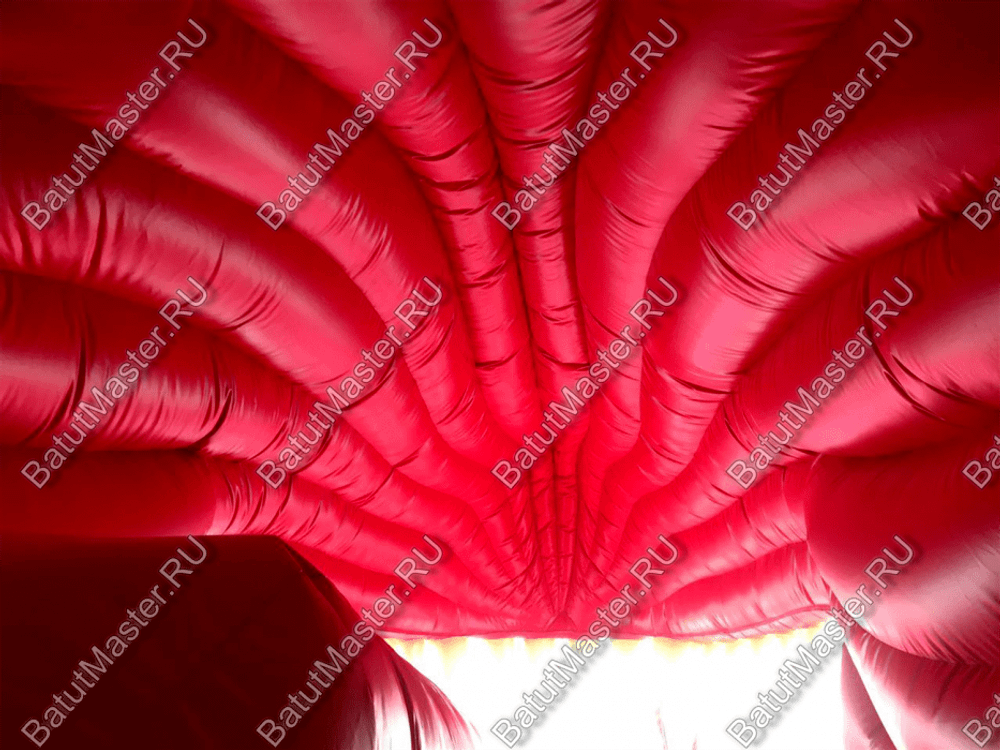 Коммерческий надувной батут "Клыкастый динозавр", 11*9*8 м