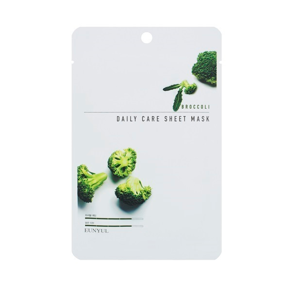 Маска для лица с экстрактом брокколи Eunyul Broccoli Daily Care Sheet Mask