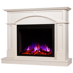 Электрокамин RealFlame Jacomo 25,5 WT крем с очагом Saphir 25,5